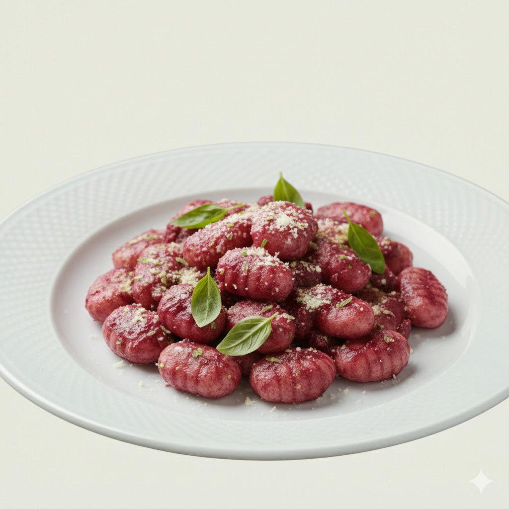 Gnocci  beterraga